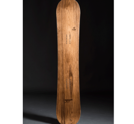 blank wooden classic snowboard with partridge logo
