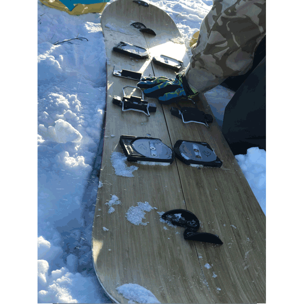 custom splitboard wooden design